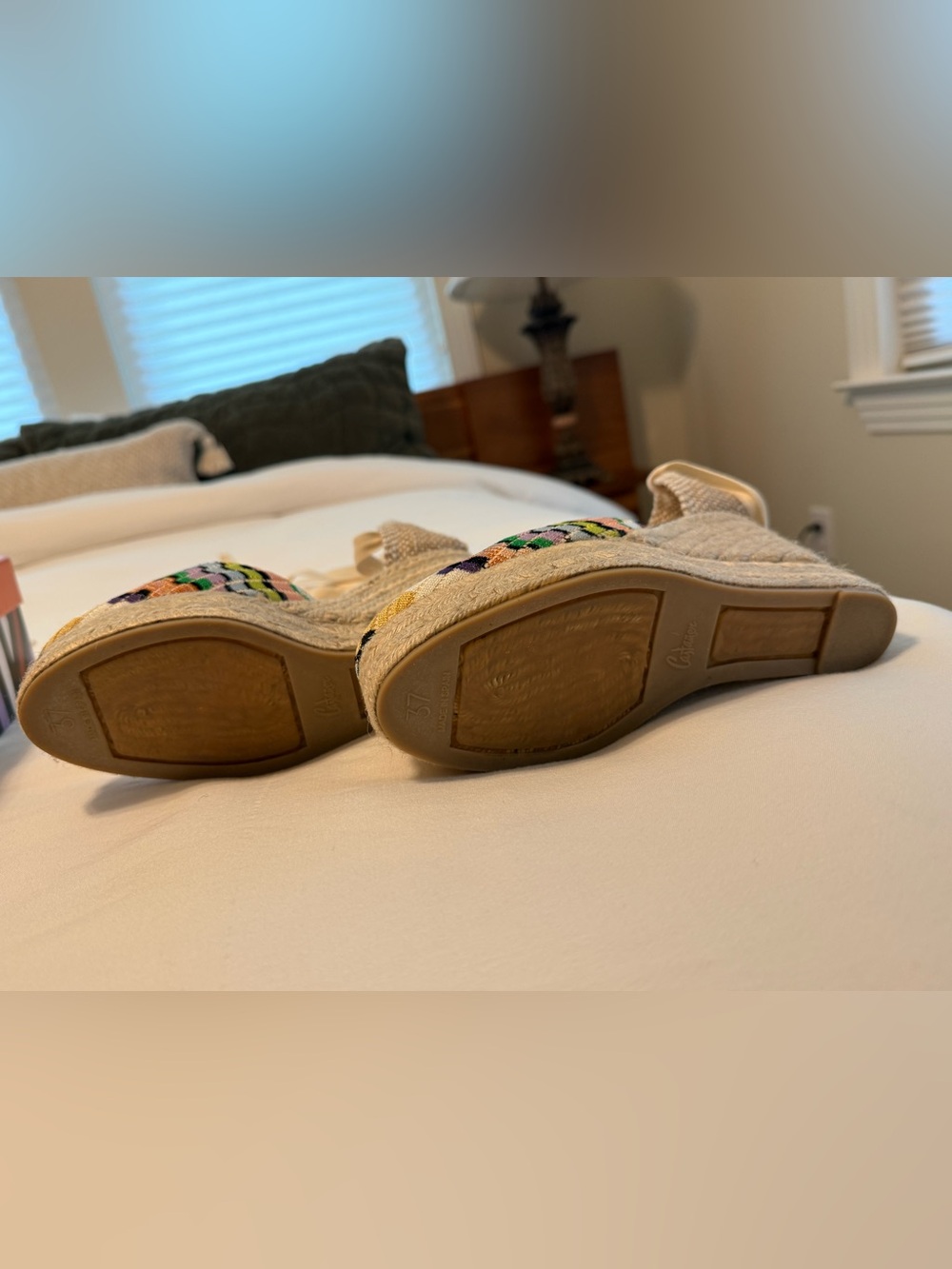 Missoni Multicolor Woven Espadrille Wedge Sandals - Picture 6 of 7